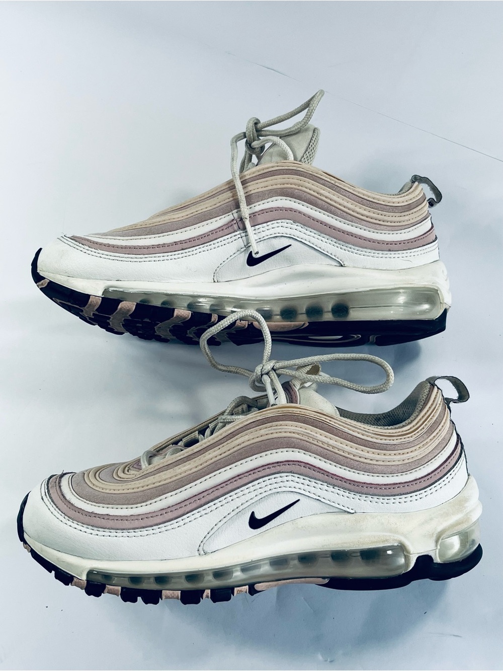 Nike Air Max 97’ Pink Cream Summit White #DA9325-100 Women’s Shoes Size:6.5 - Picture 2 of 15
